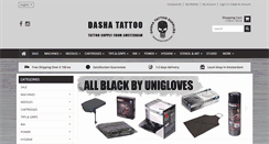 Desktop Screenshot of dashatattoo.com